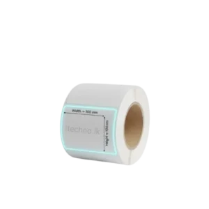 100×100 mm | 500 pcs (1UP / 1 Column) Direct Thermal Top-Coated Labels